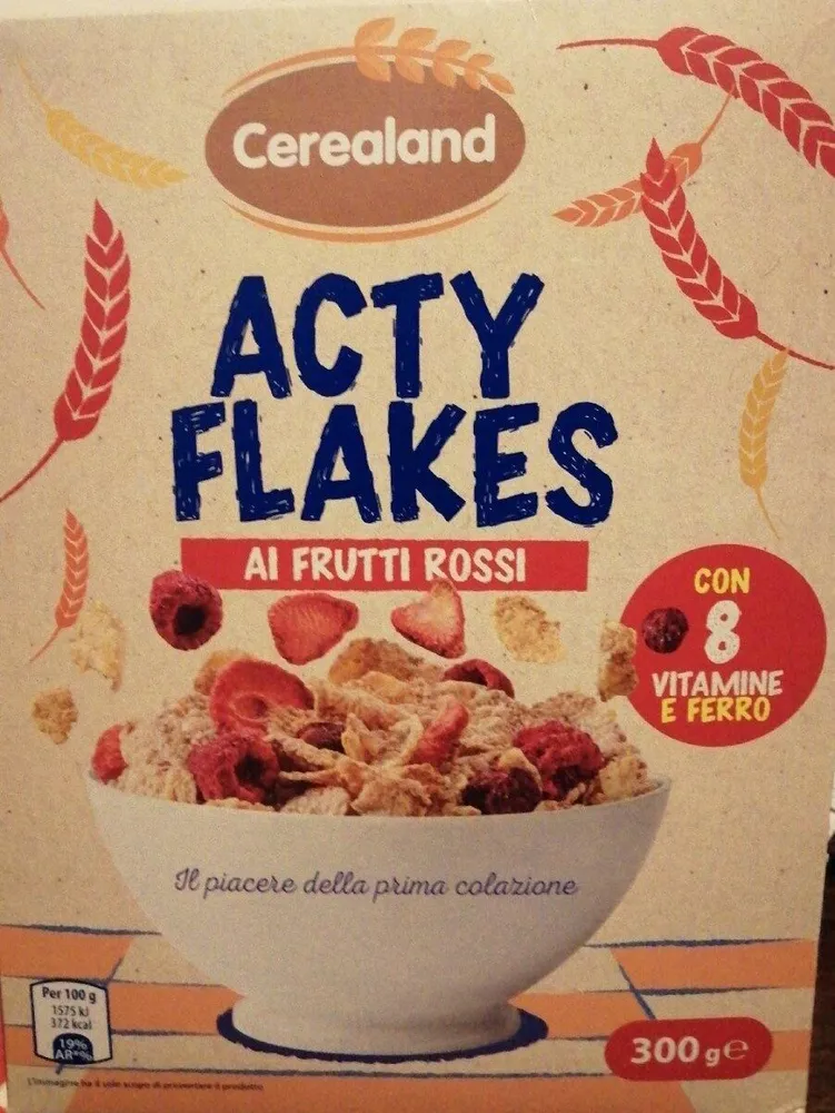 Acty flakes ai frutti rossi