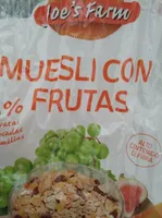 Joe's Farm muesli con frutas
