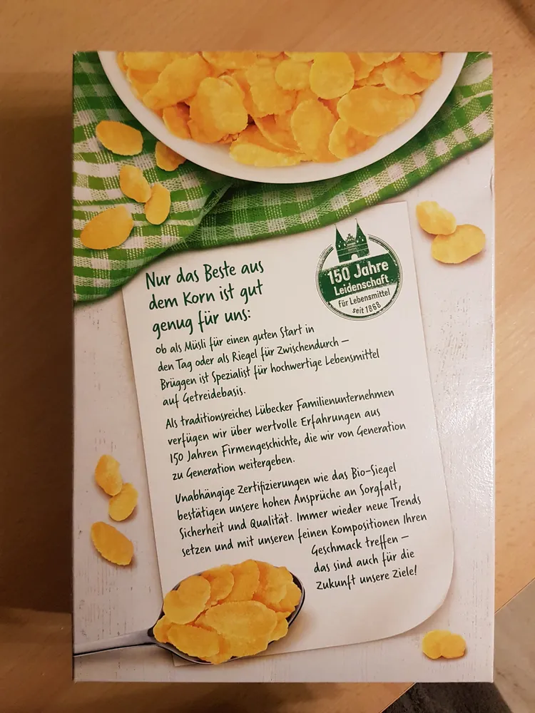 Brüggen Bio Cornflakes