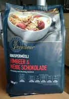Knuspermüsli Himbeer & Weiße Schokolade