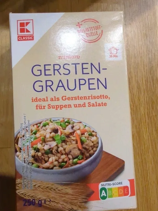 Gersten Graupen mittel