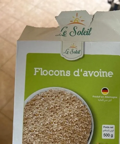 Flocons d’avoine Le soleil