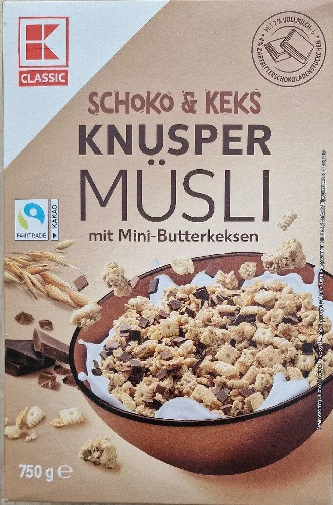 Schoko knusper Müsli
