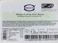 Matjes in Honig-Senf-Sauce