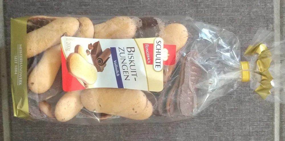 Schoko-Biskuitzungen Vollmilch
