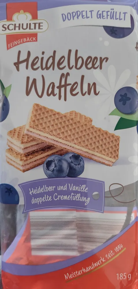 Heidelbeer Waffeln