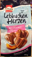 Lebkuchenherzen pflaumenfüllung