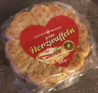 Feine Herzwaffeln