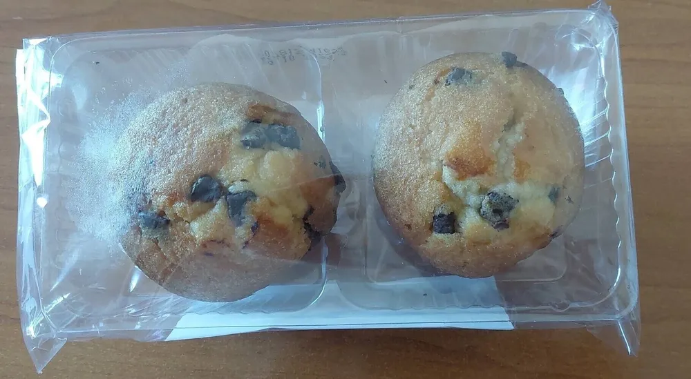 Muffin aux pepites de chocolat