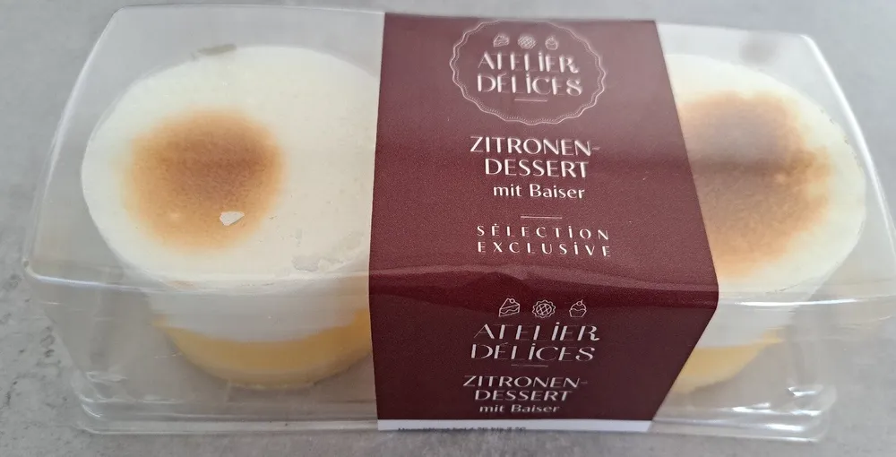 Zitronen-Dessert mit Baiser