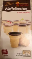 Waffelbecher für Eis u. Likör