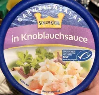 Garnelensalat in knoblauchsauce