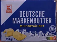 Deutsche Markenbutter mildgesäuert