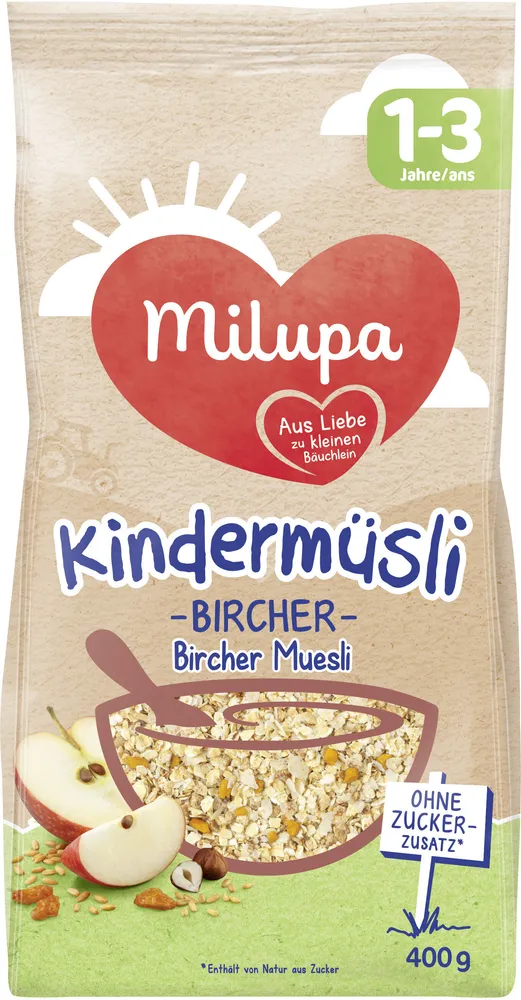 Milupa Kindermüsli Bircher 1-3 Jahre 400g