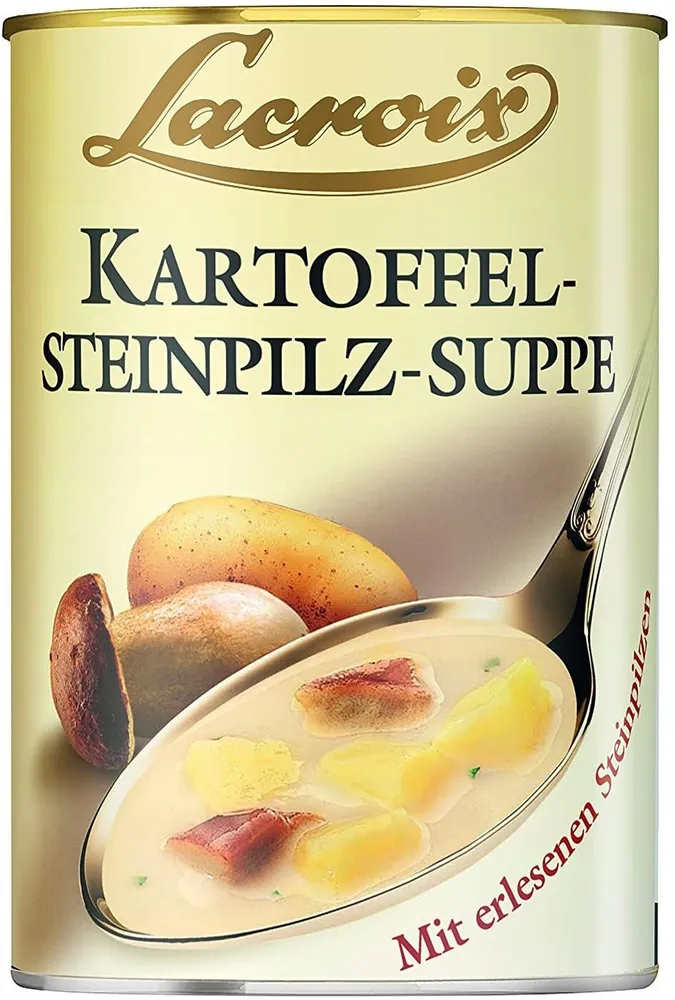 Kartoffelsteinpilzsuppe