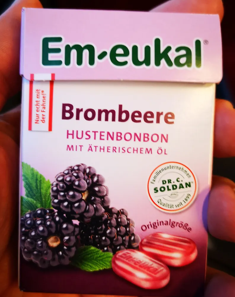 Brombeere Hustenbonbon mit ätherischem Öl