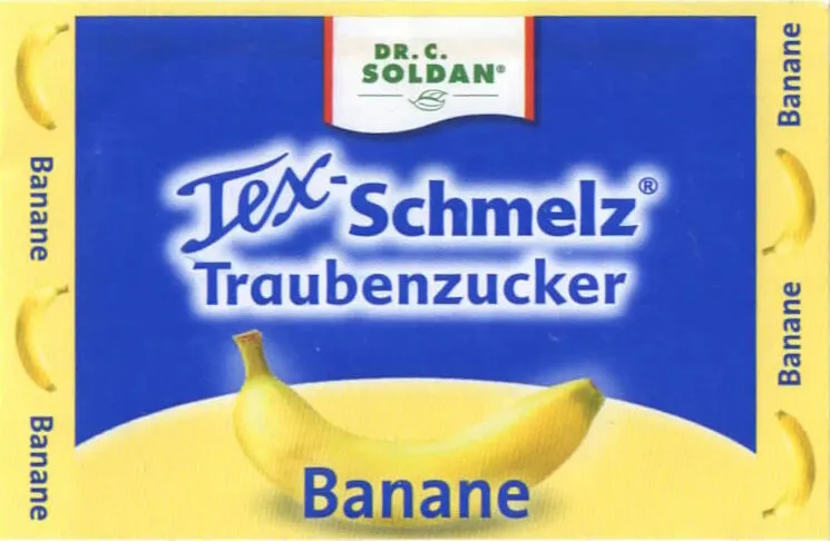 Tex-Schmelz Traubenzucker Banane