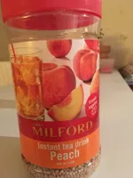 Instant tea drink peach