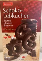 Schoko-Lebkuchen (Sterne, Herzen, Brezeln) Zartbitter