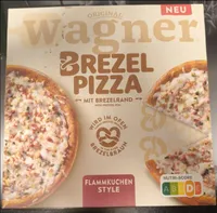 rewe Nestle Original Wagner Brezelpizza Flammkuchen 410g 4.49€ 1kg 10.95€