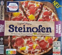 Steinofen Salami Paprika pizza