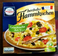 Herzhafter Flammkuchen Griechische Art