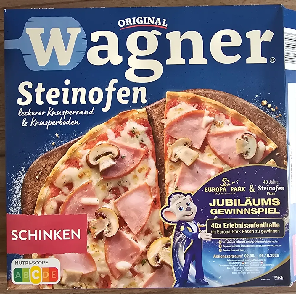 Steinofen Pizza Schinken