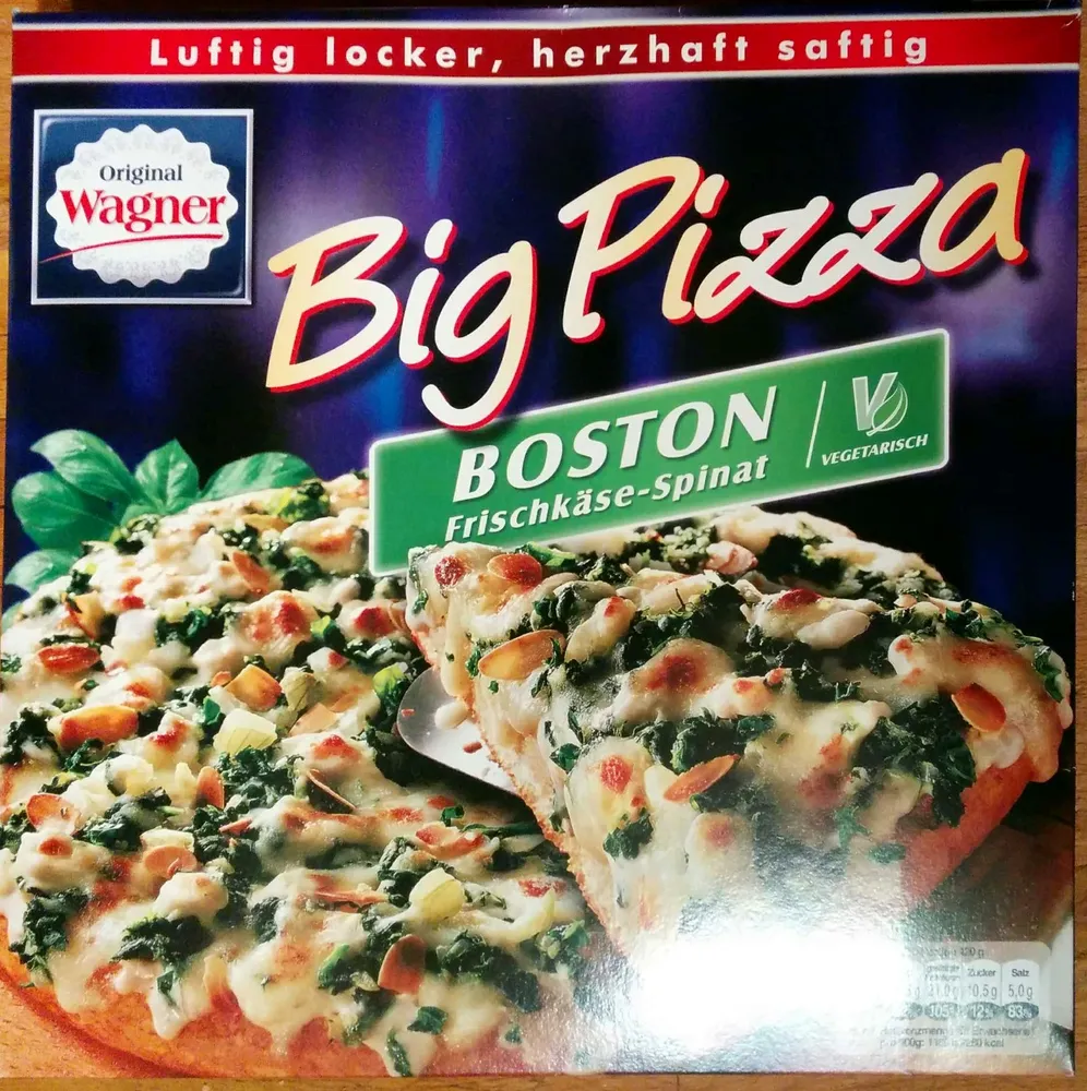 Big Pizza Boston Frischkäse-Spinat