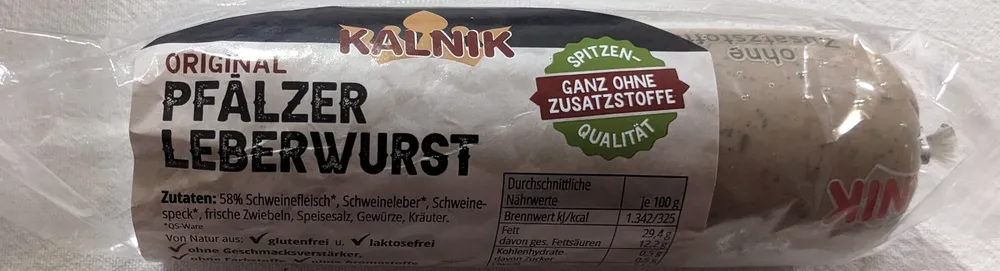 Original Pfälzer Leberwurst