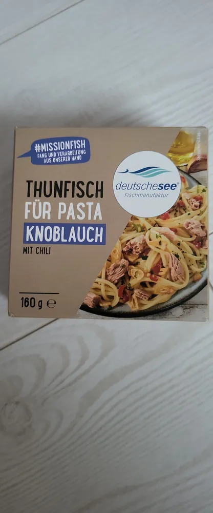 Thunfisch für Pasta Knoblauch