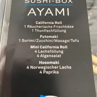 Ayami Sushi Box
