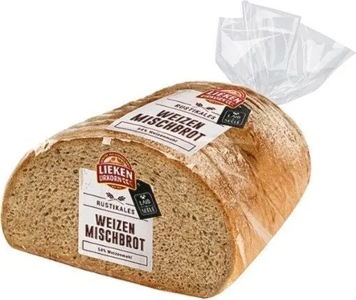 Weizenmischbrot, Geschnitten