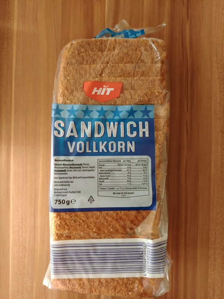 Sandwich vollkorn