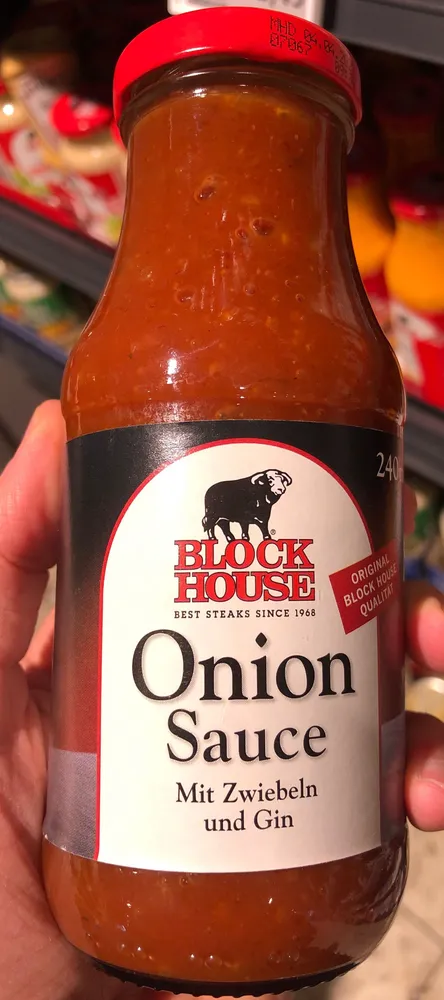 Onion Sauce mit Zwiebeln und Gin
