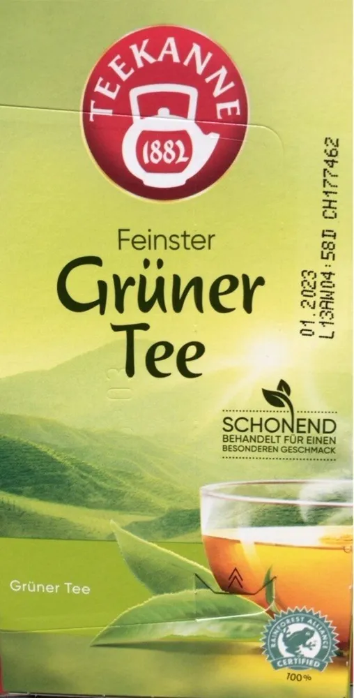 Teebeutel Grüner Tee