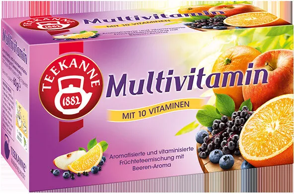 Teekanne Früchte Tee Multivitamin