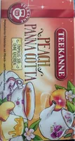 The peach panna cotta