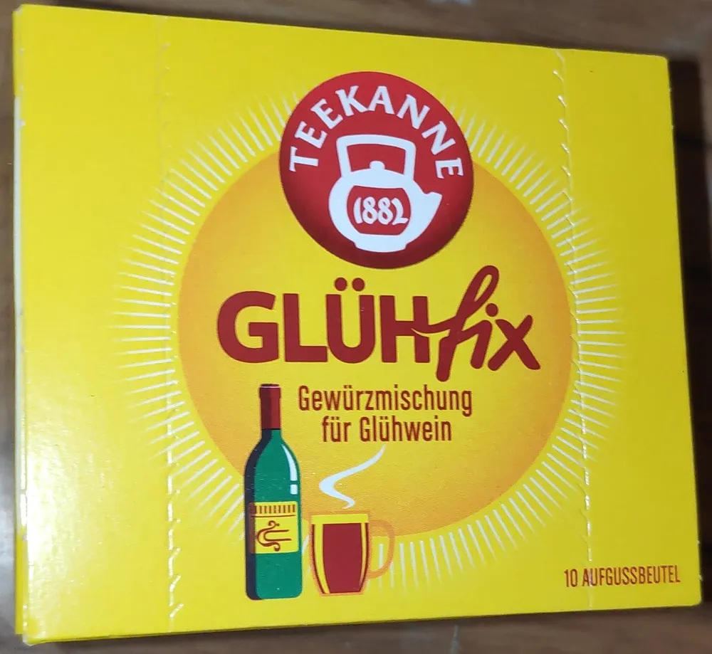 Glühfix (Gewürzmischung für Glühwein in Teebeuteln)