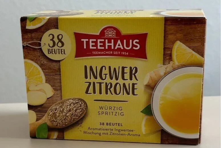 Teehaus Ingwer Zitrone