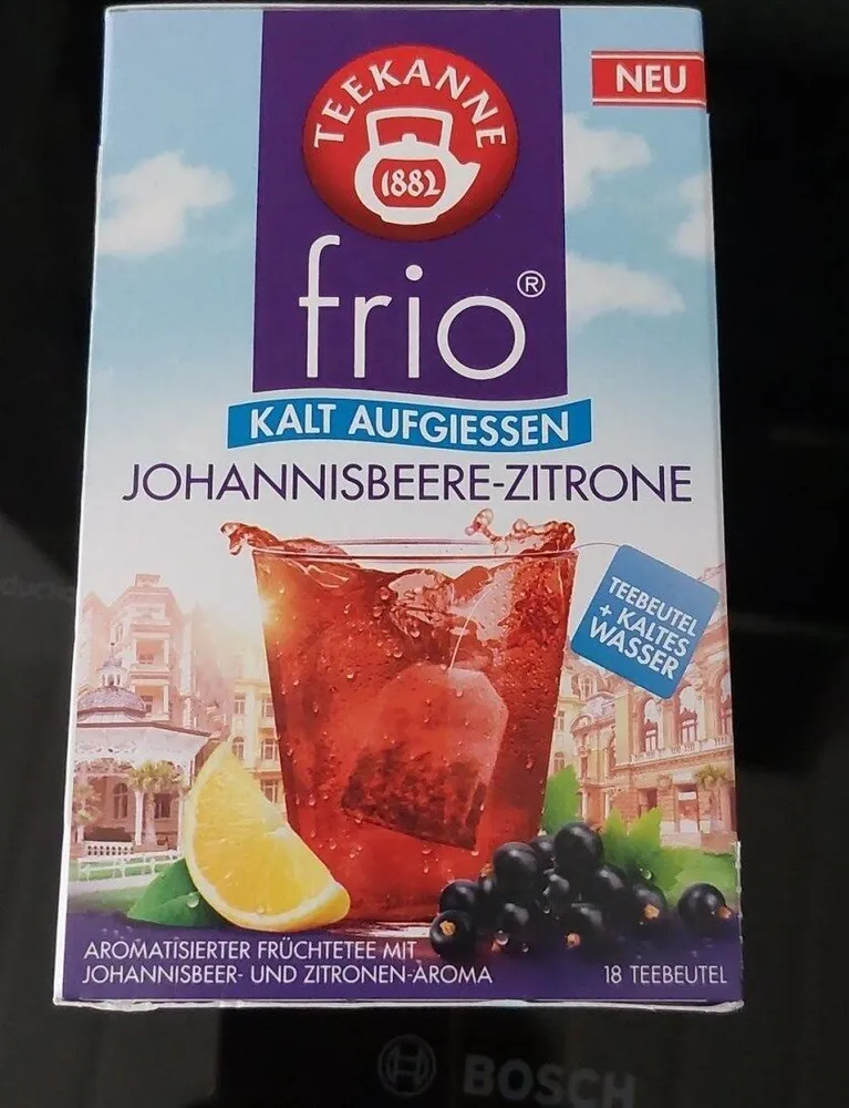 Eistee Johannisbeere-Zitrone