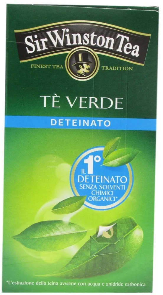 Sir Winston Tea Tè Verde Deteinato 20 bustine