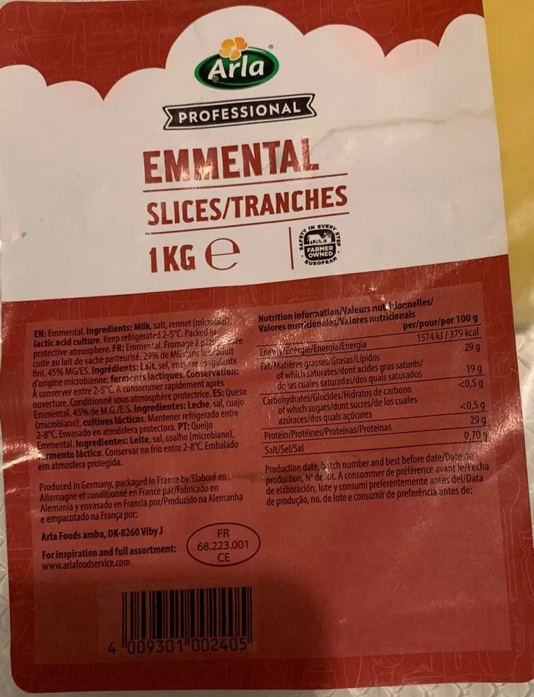 Emmental Slices\Tranches