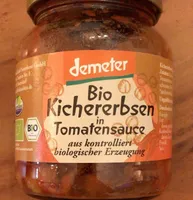 Bio Kichererbsen in Tomatensauce