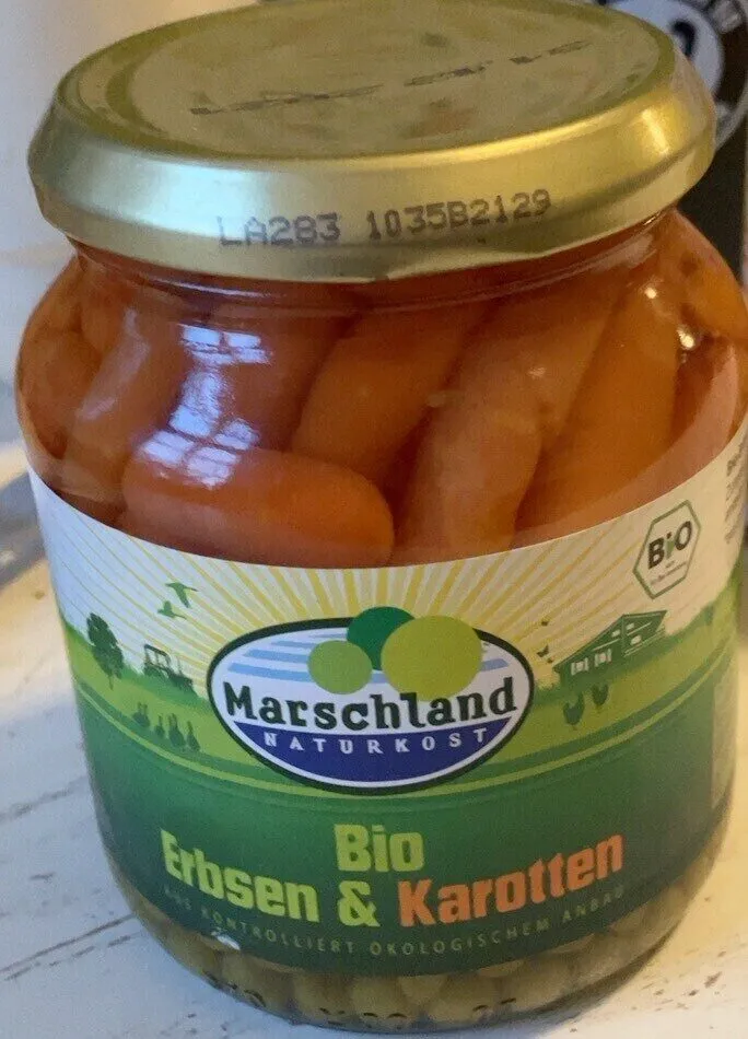 Erbsen und Karotten