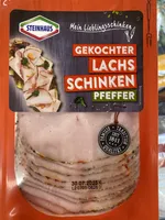 Gekochter Lachsschinken Pfeffer
