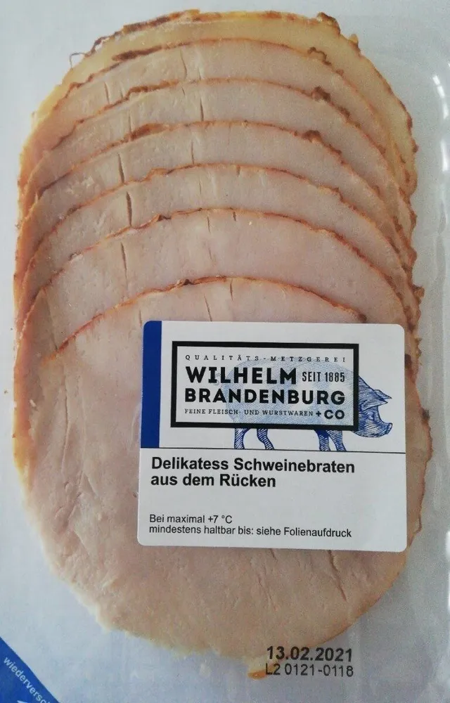 Delikatess Schweinebraten aus dem Rücken