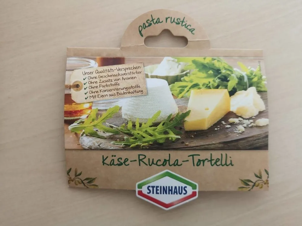 Pasta rustica       Käse-Rucola-Tortelli