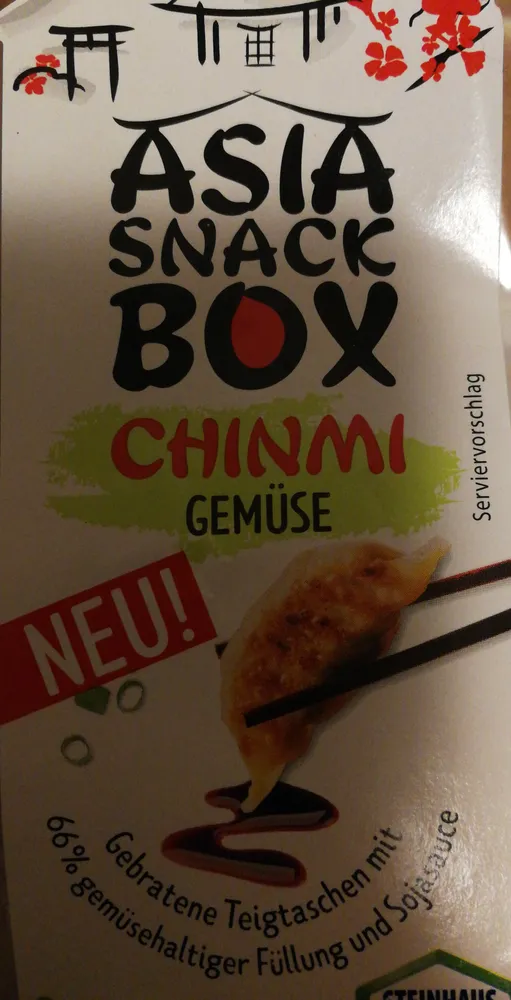 Asia Snack Box Chinmi Gemüse