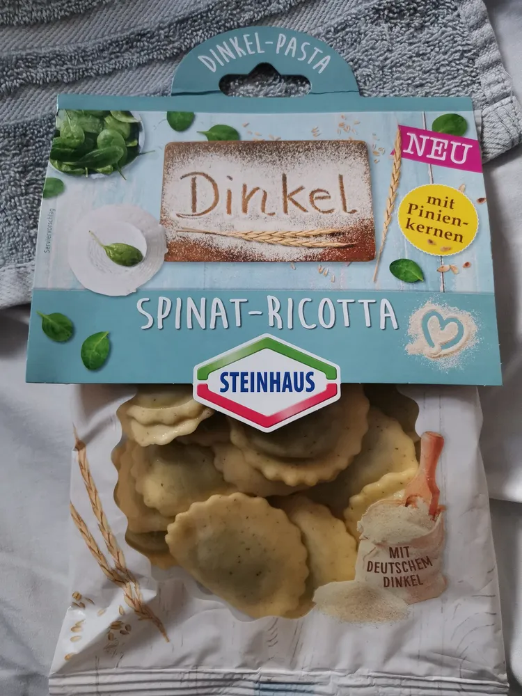 Spinat-Ricotta Dinkel pasta