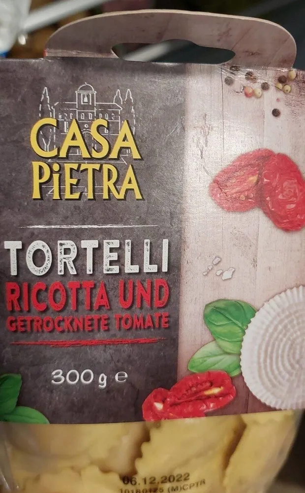 Tortelli - Ricotta und getrocknete Tomate